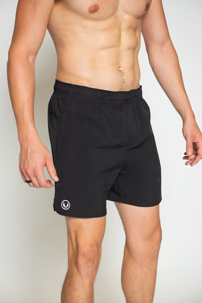 Black performance shorts - SPORTYWOLF